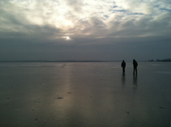 Die Wim de Bie rechts, dat ben ik. Links Evert van Benthem (Remco).