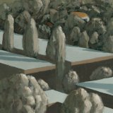 detail: de bomen in het midden