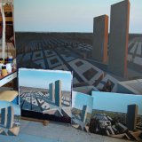 Overzicht: schilderij en 4 schetsen