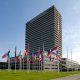 Het voormalige gebouw van het European Patent Office