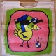 Kuiken met boodschappen