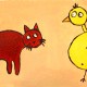Kuiken en poes