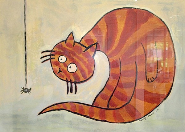 Poes en spinnetje