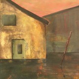 Boerderij in het water