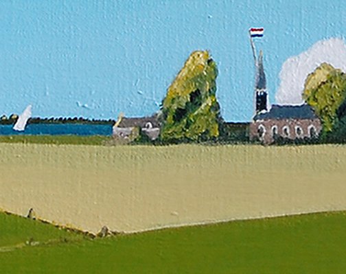 Hoge resolutie afbeelding van het schilderij 'Gaastmeer' van Matthijs Winnubst