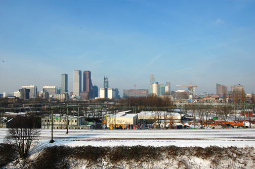 Den Haag in de sneeuw