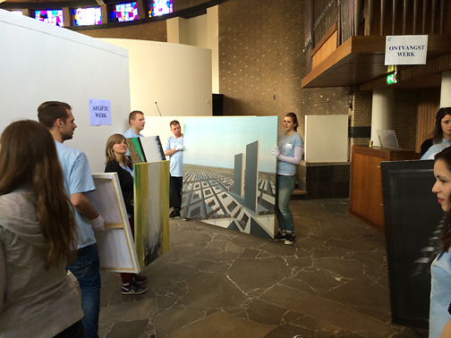 Schilderij afgegeven voor beoordeling door de jury